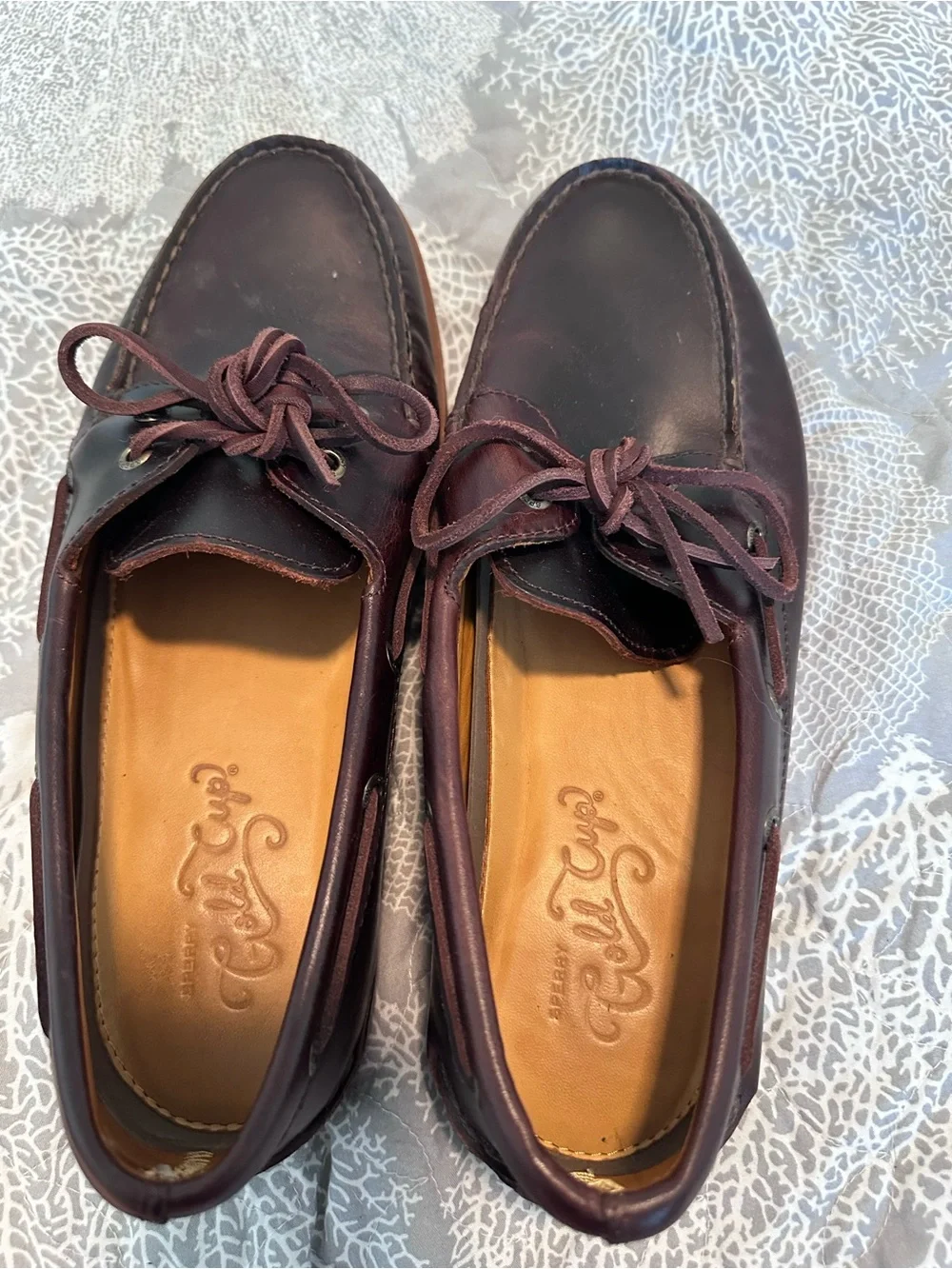 Sperry Brown Leather Moccasin-Style Boat Shoes